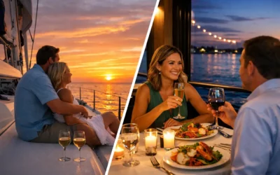 Sunset cruise versus dinner cruise